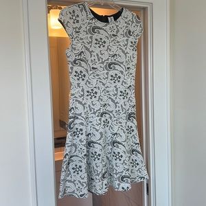 White Paisley Dress